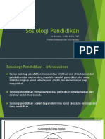 P3 Sosiologi Pendidikan