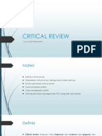 Materi Critical Review