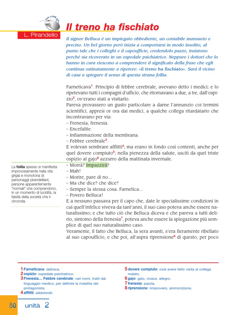 Il Treno Ha Fischiato Testo Pdf