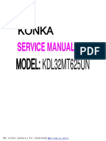 Manual Service LCD KONKA 32"
