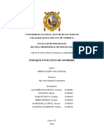 Enfoque Evolutivo de Ginzberg - Monografía