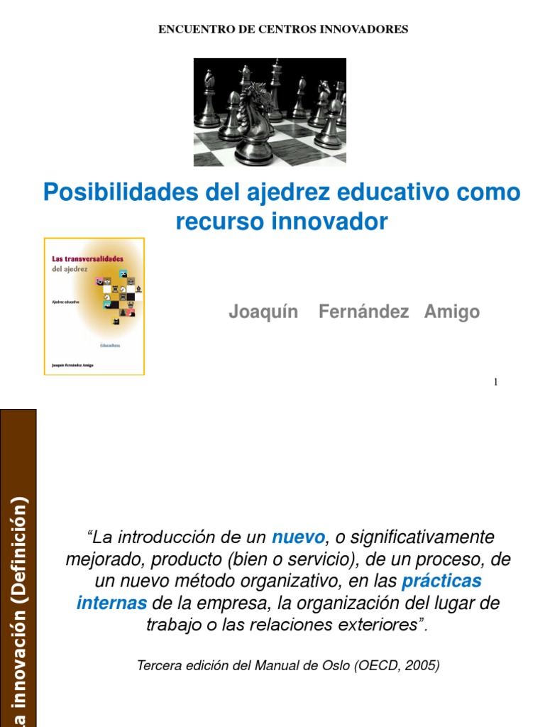 Ajedrez Educativo | PDF | Innovación | Ajedrez