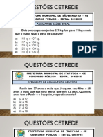 Questões Cetrede