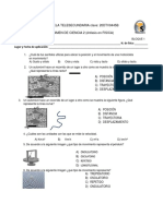 Examen de Ingles 1 Grado