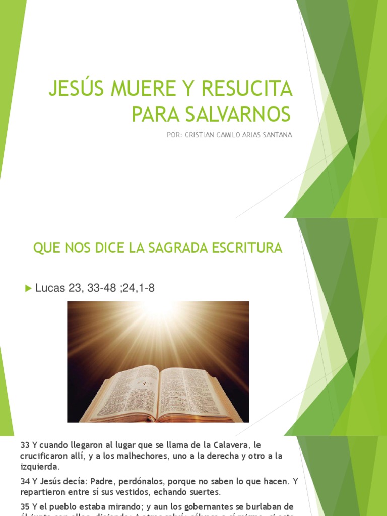 Muerte y Resurrección de Jesús para Salvarnos | PDF | La resurrección ...