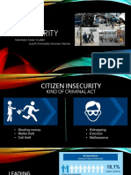 Citizen Insecurity