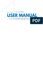 (DRAFT) Easy Claims User Manual Outline - Gallium v7
