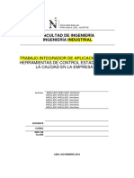 Aplicación Herramientas Calidad Industria