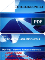 Ragam Bahasa Indonesia