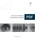 2016 - November - Open Source Intelligence Tools and Resources Handbook PDF