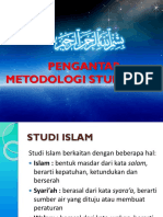 Pengantar Metodologi Studi Islam