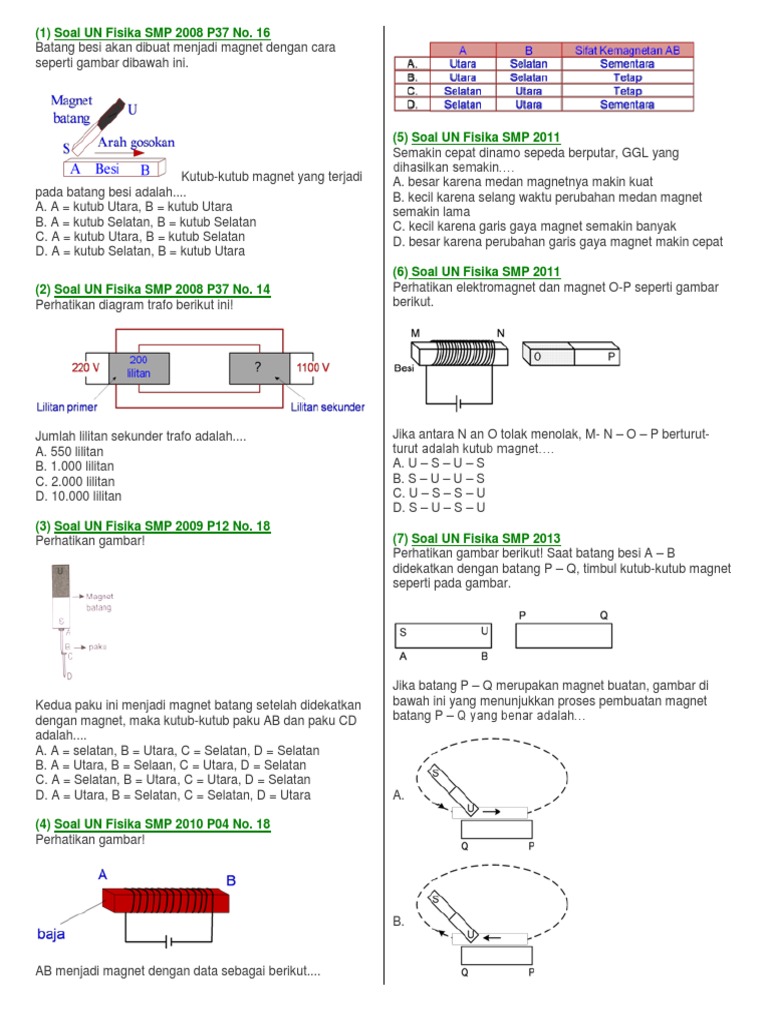 Soal Un Medan Magnet Guru Paud