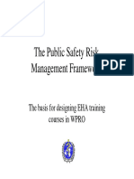 WHO Strategy Safety Risk Management