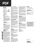 Diecaps 120: Uso y Precauciones | PDF | Farmacocinética | Obesidad