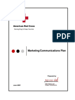 Red Cross Marketing Communications Audit Plan