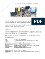 12v 3a DC Smps Power Supply With Battery Charger