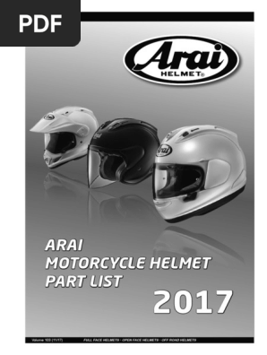 Arai partsbook-103-17