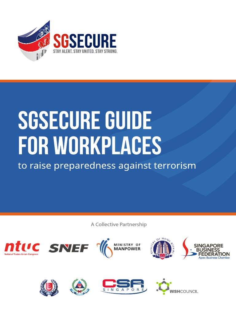 SGSecure Workplace Preparedness Guide | PDF | Computer Security | Security