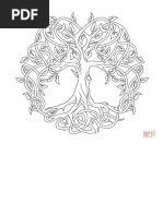 Celtic Tree of Life Coloring Page - Free Printable Coloring Pages