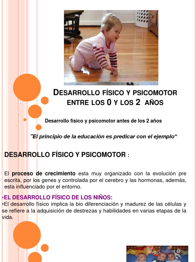 Desarrollo Fisico y Psicomotor de Los 0 A Los 2 Años | PDF | Aquisición ...