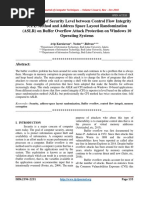 Comparison of Security Level Between Control Flow Integrity (CFI) Method and Address Space Layout Randomization (ASLR) On Buffer Overflow Attack Protection On Windows 10 Operating Systems