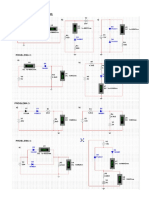 Simulación de circuito regulador Zener 7.5V 180Ω 100mVpp
