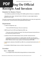 New BIR Ruling On Official Receipts and Invoices - Full Suite