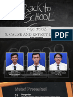 5 Cause and Effect Diagram