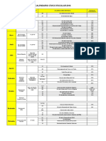 Calendario Cívico Escolar 2013