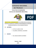 Implementación ERP sistema gestión almacén Vecars Trucks