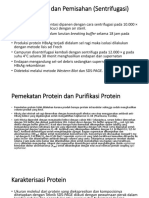 Isolasi dan Purifikasi Protein