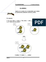 1er Grado Algebra