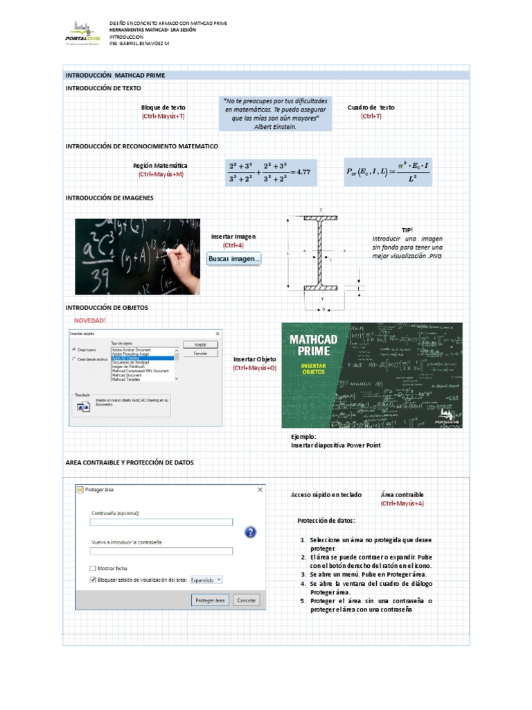 Herramientas Mathcad para Diseño Estructural | PDF | Trigonometría ...