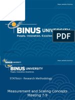 Measurement and Scaling Concepts Binus