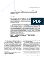 Hypertrophic Olivary Degeneration in A Child Following - 2014 PDF
