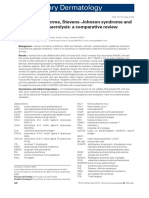 Erythema Multiforme, Stevens-Johnson Syndrome and Toxic Epidermal Necrolysis A Comparative Review