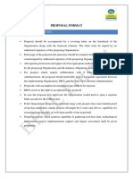 CSR Proposal Formats