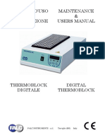 Maintenance & Users Manual Manuale D Uso e Manutenzione Digital Thermoblock Thermoblock Digitale. Falc Instruments S.R.L. Treviglio (BG) Italy