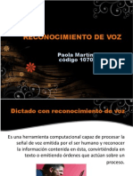 Reconocimiento de Voz PDF