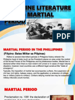 Philippine Literature During Martial