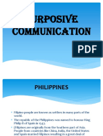 Purposive Communication PPP