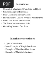 Inheritance and Inline Function