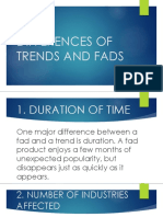 Differences Between Trends and Fads