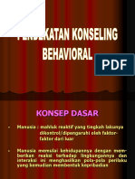 Pendekatan Konseling Behavioral