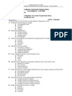 2005 Educatie Tehnologica Judeteana Subiecte Clasa A VIII-A 0