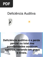 Deficiencia Auditiva Aula 3 e Aula 4