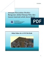 Iswandi Imran-Dampak Kerusakan Struktur Bangunan Akibat Gempa Palu Dan Lesson Learned Untuk Jawa Barat PDF