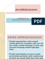 Analisis Kependudukan