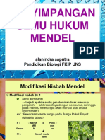 Pertemuan Ke 5 - Enyimpangan Semu Hukum Mendel