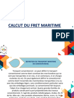 Calcut Du Fret Maritime